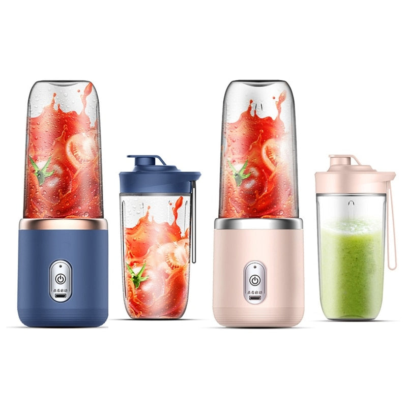 Personal Travel 6-Blade Mini Fruit Juicer & Mixer