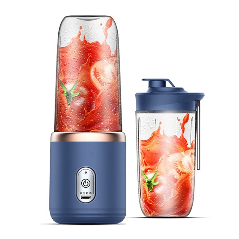 Personal Travel 6-Blade Mini Fruit Juicer & Mixer