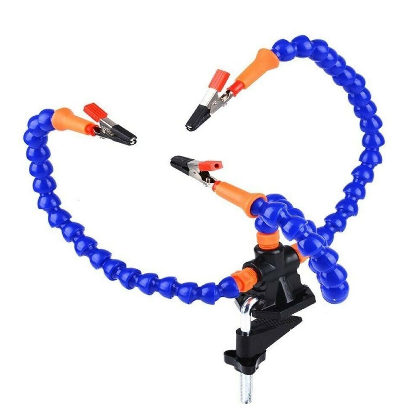 Klemstation met 3 flexibele armen