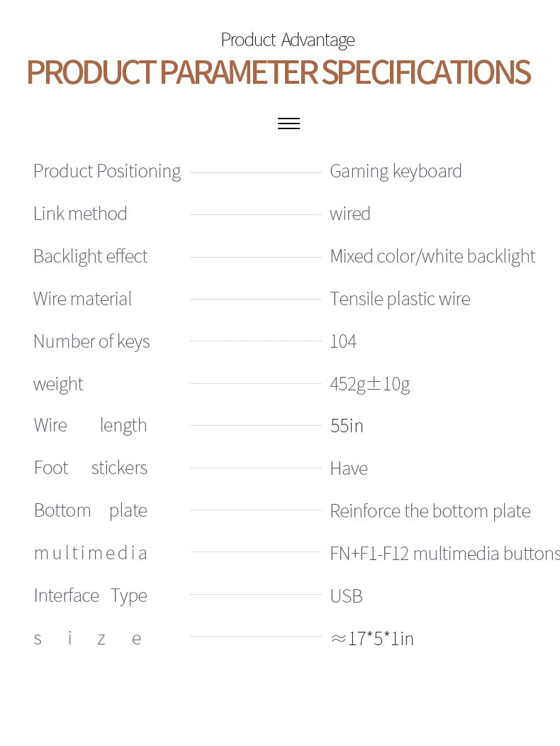 YINDIAO Keyboard Gaming Wired Laptop Desktops PC Computer Office Accessories Low Profile Gamer Keyboards With Numpad