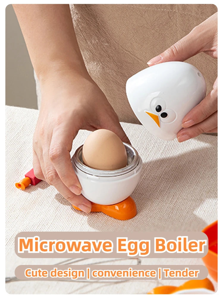 Joie Microwave Egg Boiler eggy Microwave Egg Poachers Cooker Steamer Box for Chicken and Quail Eggs Kitchen Tools Egg Tools