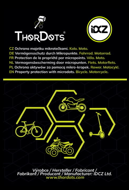 ThorDots A1 - Fiets- en Motorfietsbeveiligingssysteem